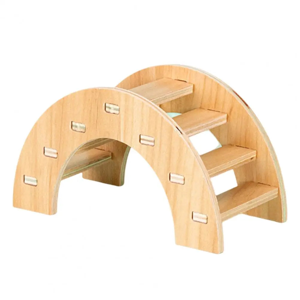 Hamster Wooden Small Villa Swing Seesaw Pet Climbing Play Hut Chews Toy Hamster Sleeping Nest Hide Out Quail Rutin Chicken Toy