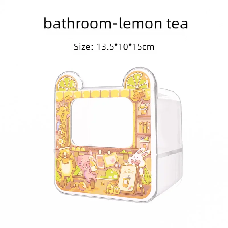 Hamster Bathroom Sinking Acrylic Excavator Box Fully Transparent Golden Bear Supplies Extra Large Toilet Bath Room Sand Basin