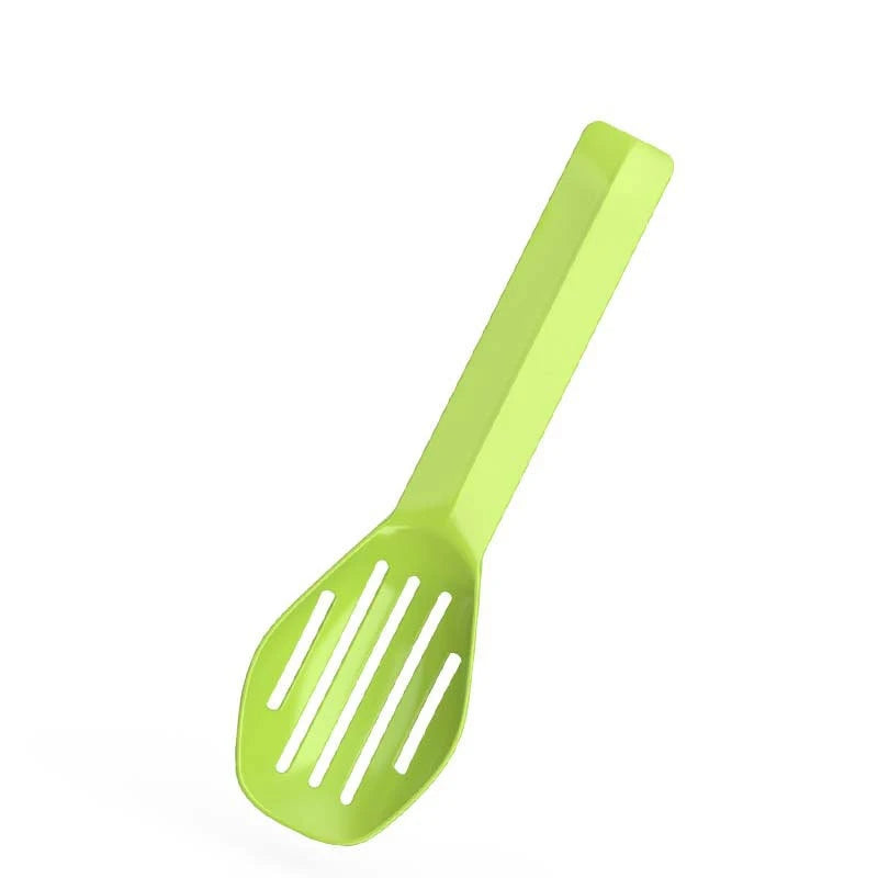 Small pet habitat cleaning scoop for hamster and gerbil cages from Burrowly.