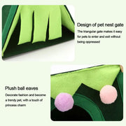 Felt Tent Hideout Cage Guinea Pig Hamster Cage Hamster House Rabbit Nest for Burrowly cozy hides and small pet care.