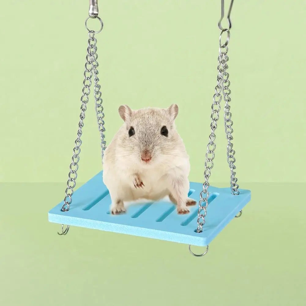 Hamster Swing Small Animal Pet Sport Exercise Toys Set Gerbil Hamsters