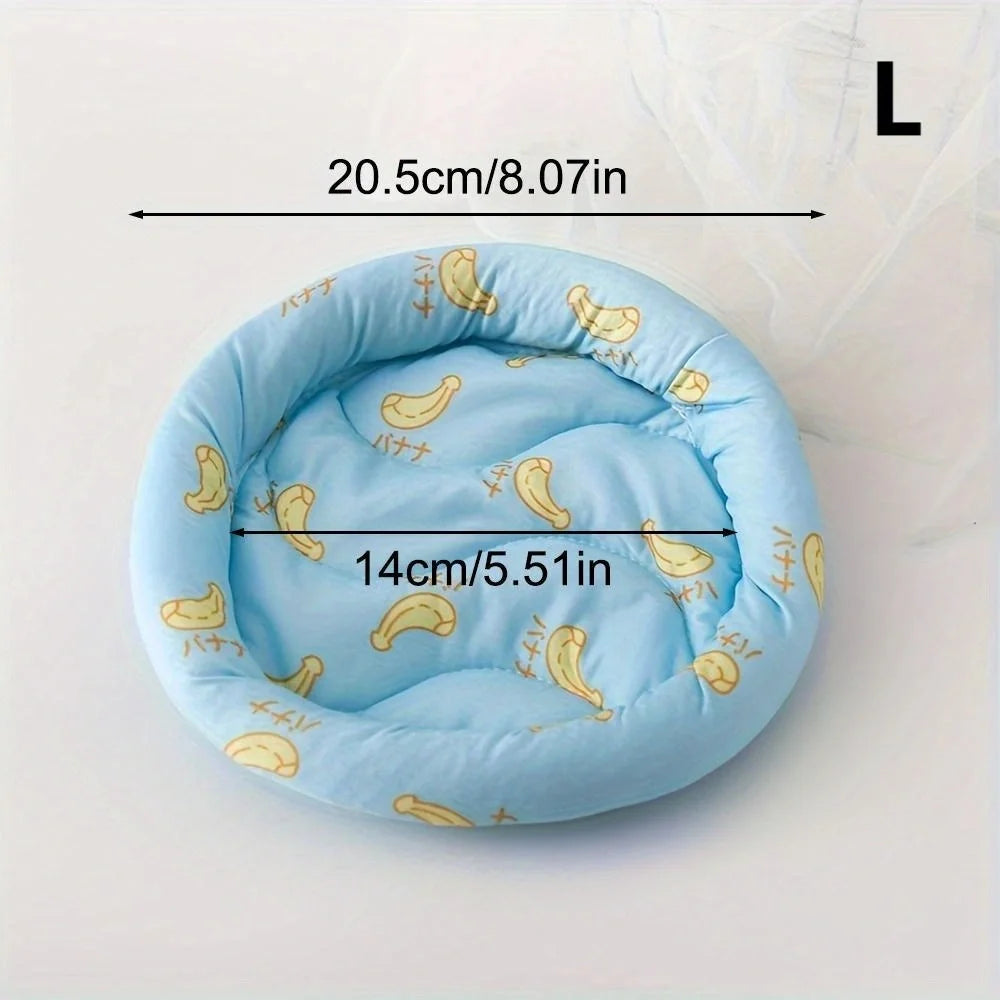 Round Cooling Bed for Hamsters for hamsters, mice, and gerbils from Burrowly small pet supplies.