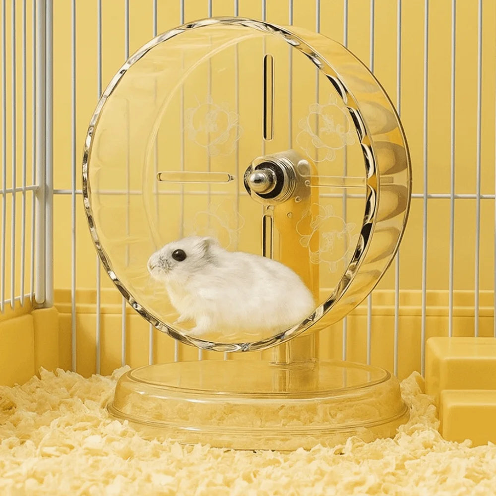 Transparent Silent Hamster Exercise Wheel