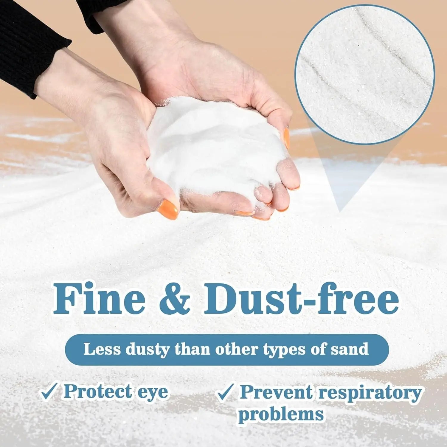 14 OZ Fine Silica Sand Bath for Hamsters, Gerbils & Small Pets - Dust-Free, Absorbent