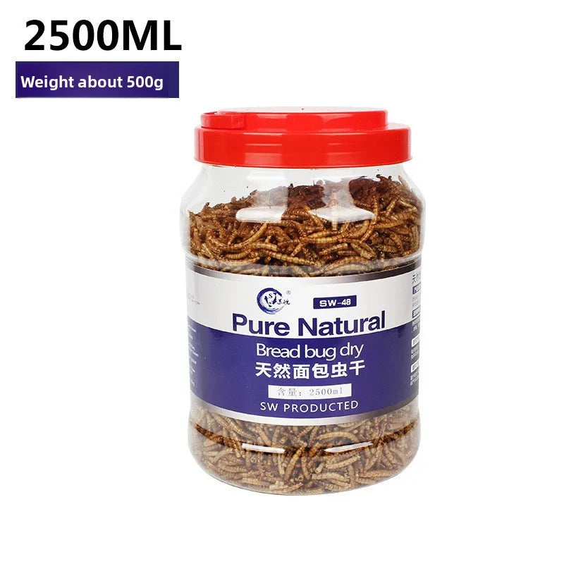 SW Multi-Pet Insect Treats - Dried Mealworms for Hamsters, Mynah Birds, Hedgehogs, Arowana & Turtles (High-Protein Snack)