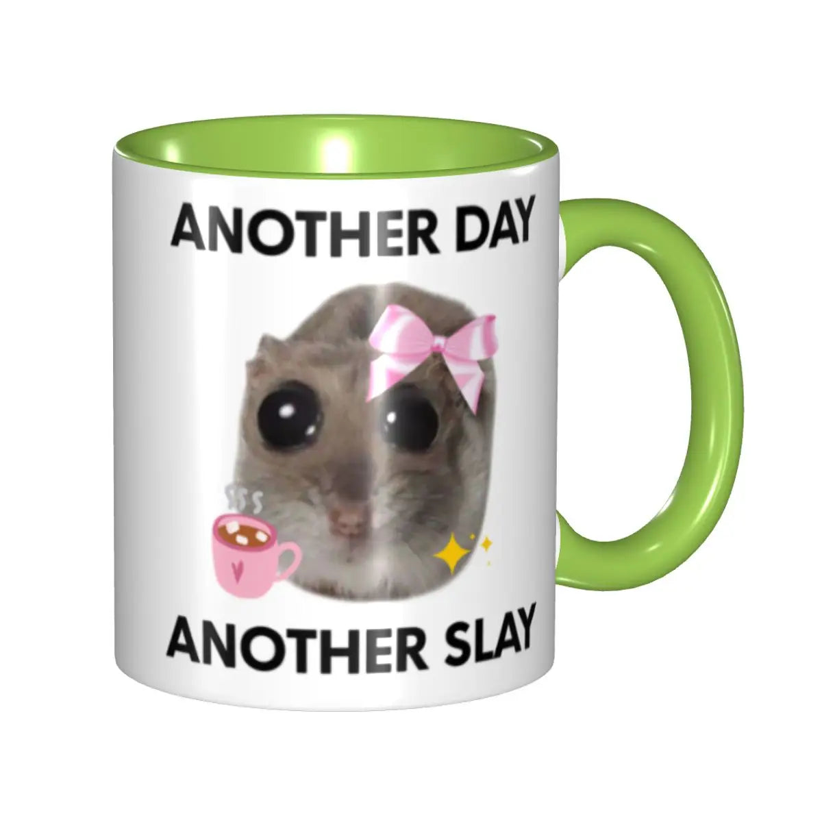 Customized Another Day Another Sad Hamster Meme Mug DIY Ceramic Tea Milk Coffee Cups