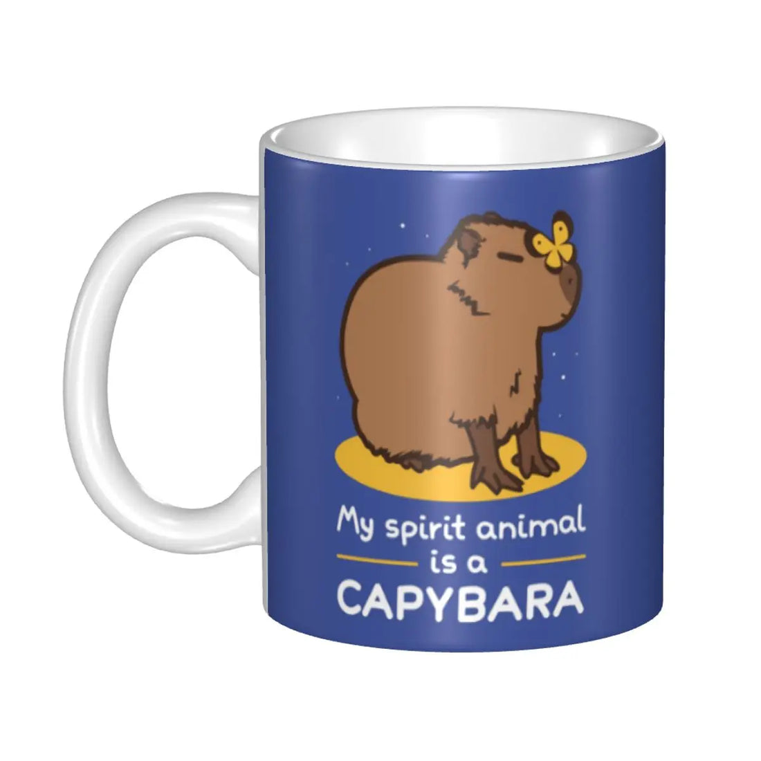 Custom DIY Capybara Giant Cavy Rodent Gamer Gaming Ceramic Mugs Customized Coffee Cup Creative Present