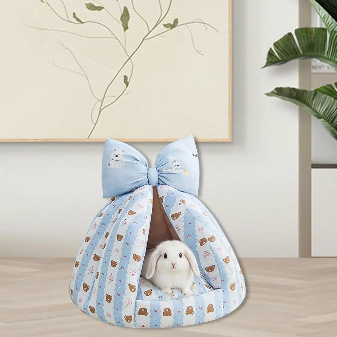 Hamster House Hideout Thickened Portable Hut Half Enclosed Cozy Comfortable Sleeping Nest for Guinea Pigs Gerbil Sugar Glider