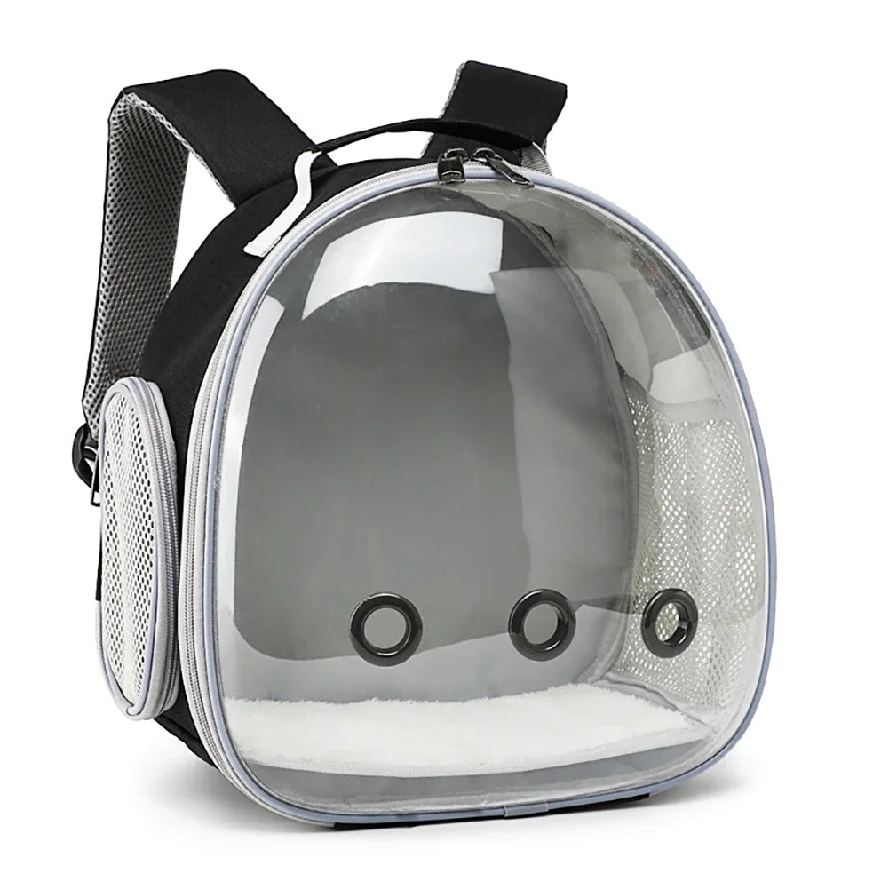 Breathable Travel Carrier Backpack for Small Pets for guinea pigs, rabbits, hamsters, and chinchillas from Burrowly small pet supplies.