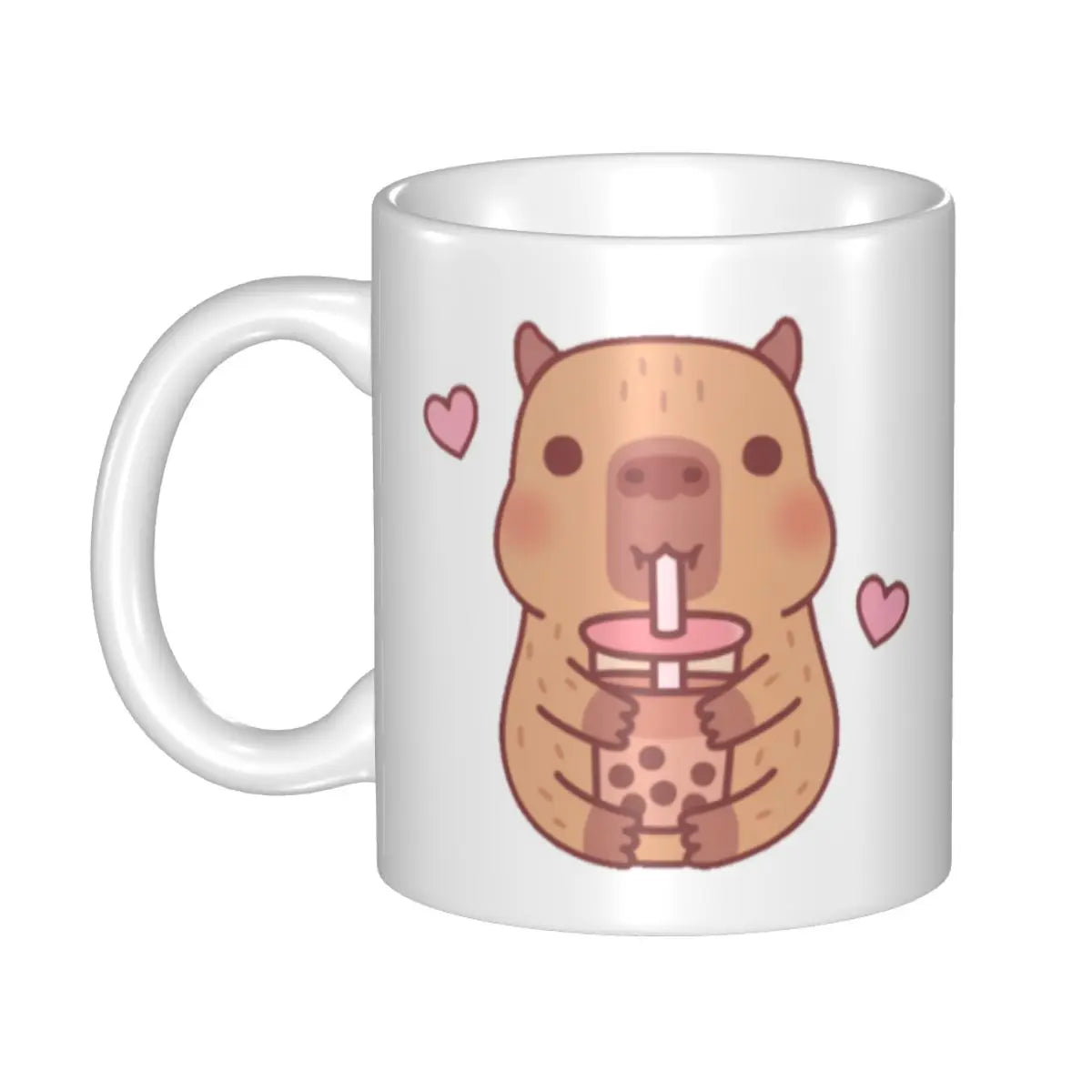 Custom DIY Capybara Giant Cavy Rodent Gamer Gaming Ceramic Mugs Customized Coffee Cup Creative Present