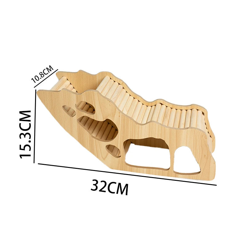 Wooden Castle Hideaway for Hamsters