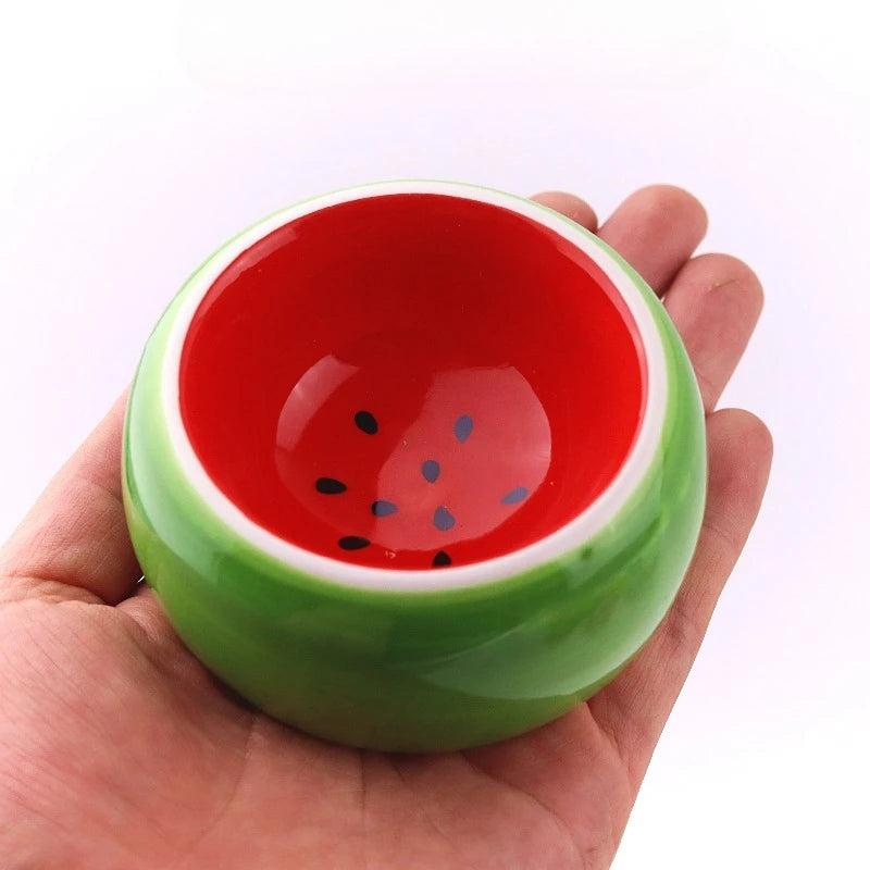 Hamster Food Bowl Sugar Glider Fruit Color Ceramic Bowl Hedgehog Food Bowl Squirrel Golden Silk Bear Food Bowl Hamster Supplies