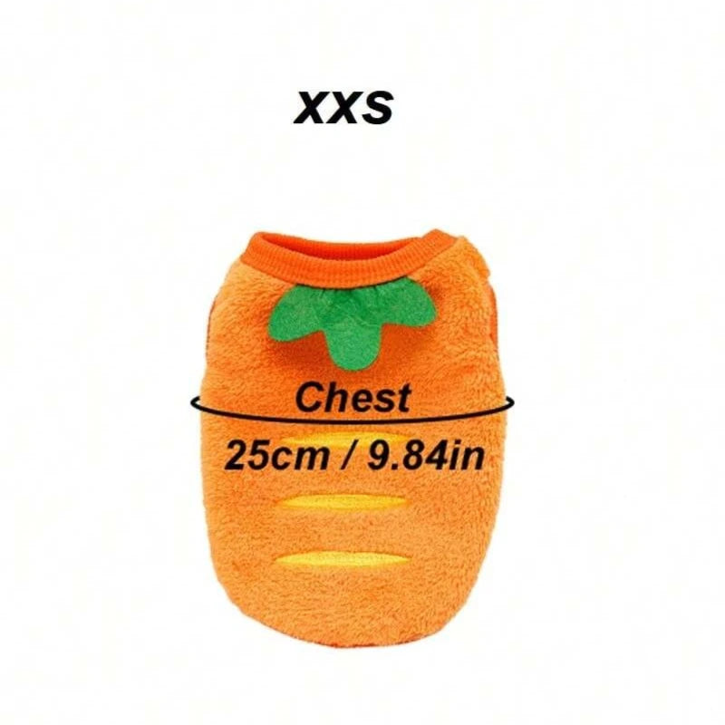 1PC Fruit-shaped Harness Vest Warm Costume Clothes Outfits for Pet Small Animal Guinea Pig Rabbit Bunny Ferret Chinchillas Kitty
