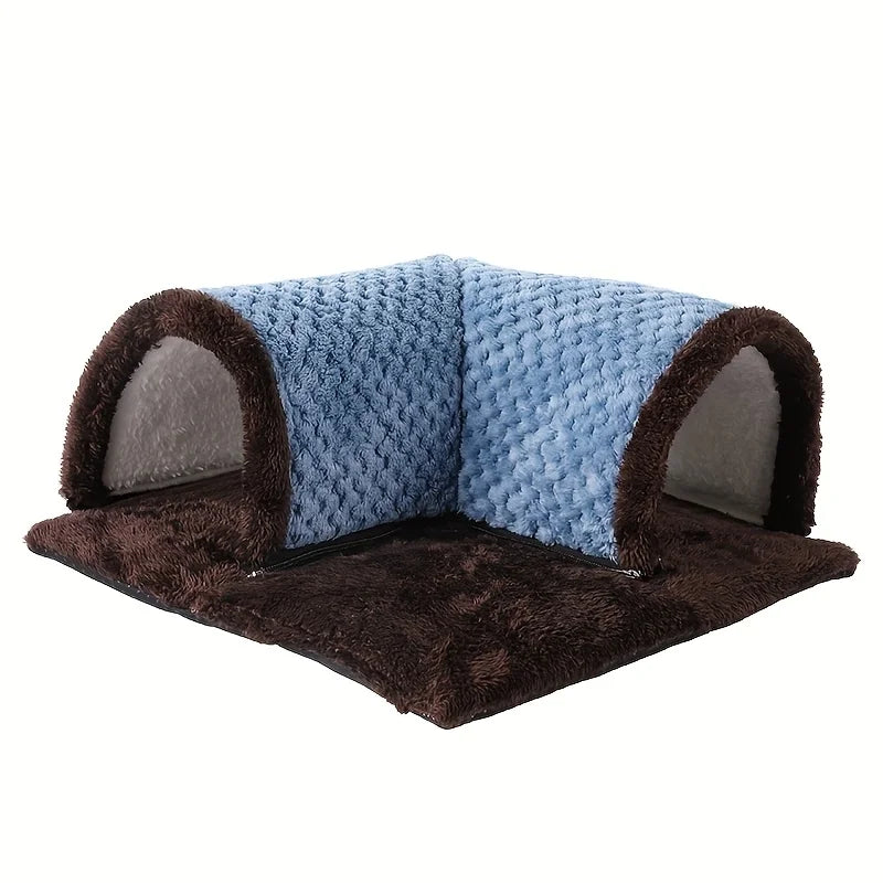 Cozy guinea pig hideout tunnel bed for Burrowly small pet comfort.