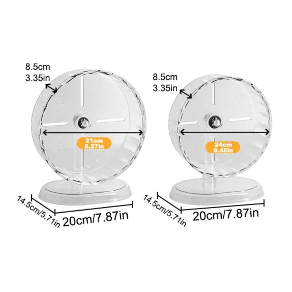 Silent Bracket Hamster Running Wheel High-quality Stand Toy Roller Golden