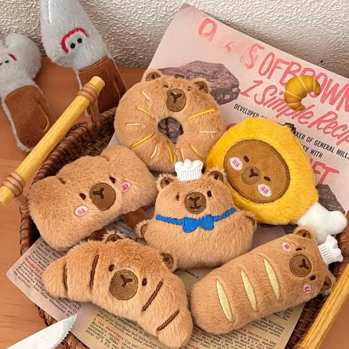 Creative Food Guinea Pig Pendant Cartoon Plush Key Chain Pendant