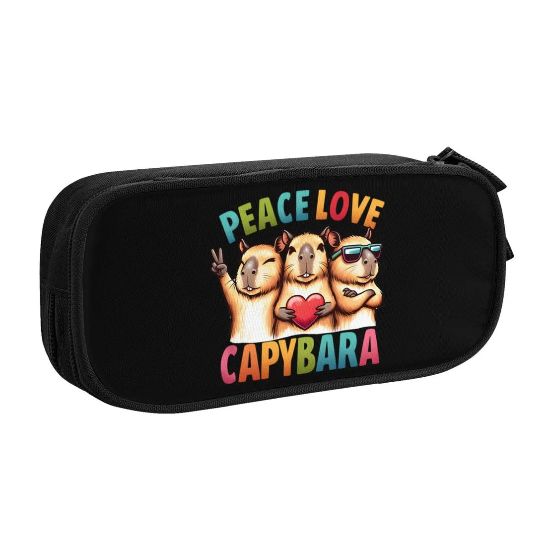 Custom Kawaii Cute Giant Cavy Capybara Pencil Case for Boys Gilrs Big Capacity Pencil Bag School Accessories