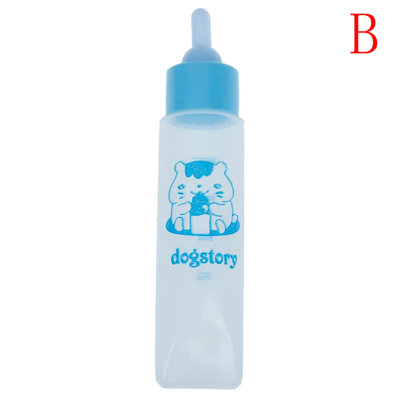 1pcs Pet Milk Bottle 30ml Silicone Nipple Waterer Feeder Newborn Rabbit Hamster Cat Dog Puppy Supplies Nursing Feeding Syringe