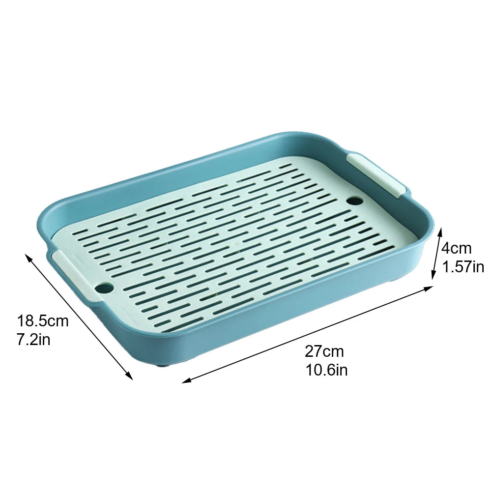Small pet toilet tray for rabbits and guinea pigs from Burrowly.