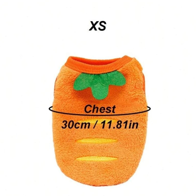 1PC Fruit-shaped Harness Vest Warm Costume Clothes Outfits for Pet Small Animal Guinea Pig Rabbit Bunny Ferret Chinchillas Kitty