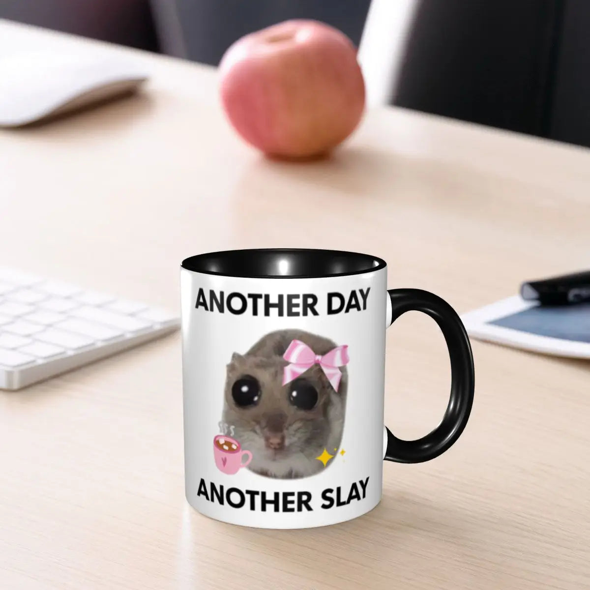 Customized Another Day Another Sad Hamster Meme Mug DIY Ceramic Tea Milk Coffee Cups