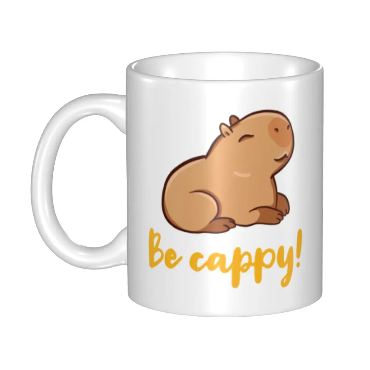 Custom DIY Capybara Giant Cavy Rodent Gamer Gaming Ceramic Mugs Customized Coffee Cup Creative Present