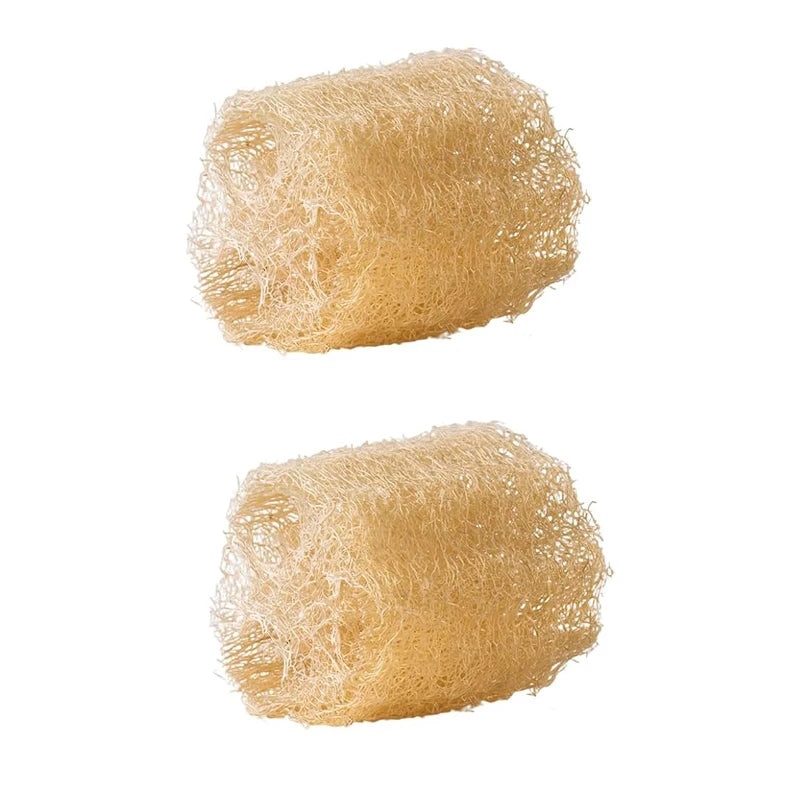 2pcs Rabbit Chew Toys Natural Loofah Bunny Chew Toys for Teeth Cleaning