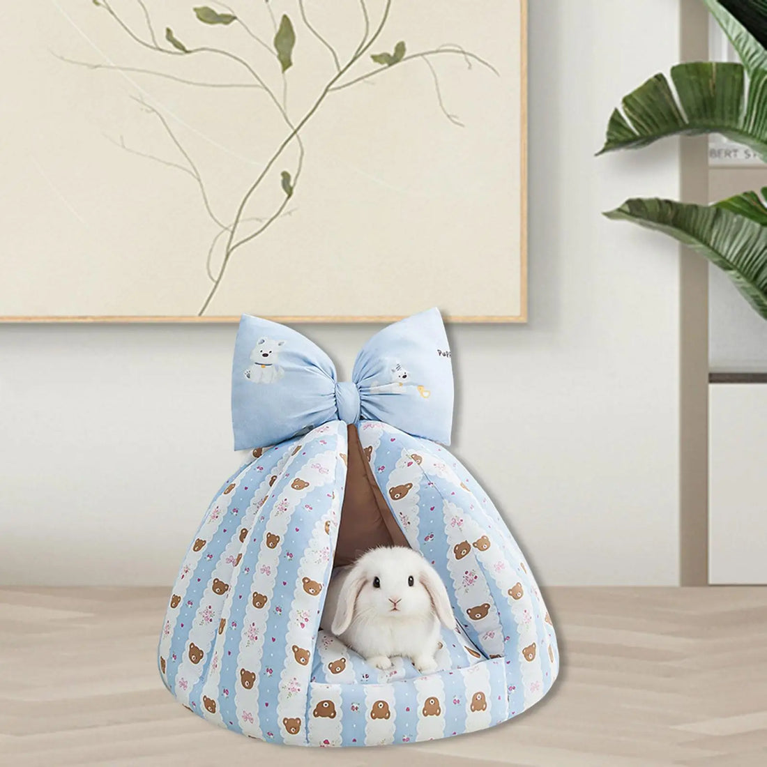 Hamster House Hideout Thickened Portable Hut Half Enclosed Cozy Comfortable Sleeping Nest for Guinea Pigs Gerbil Sugar Glider