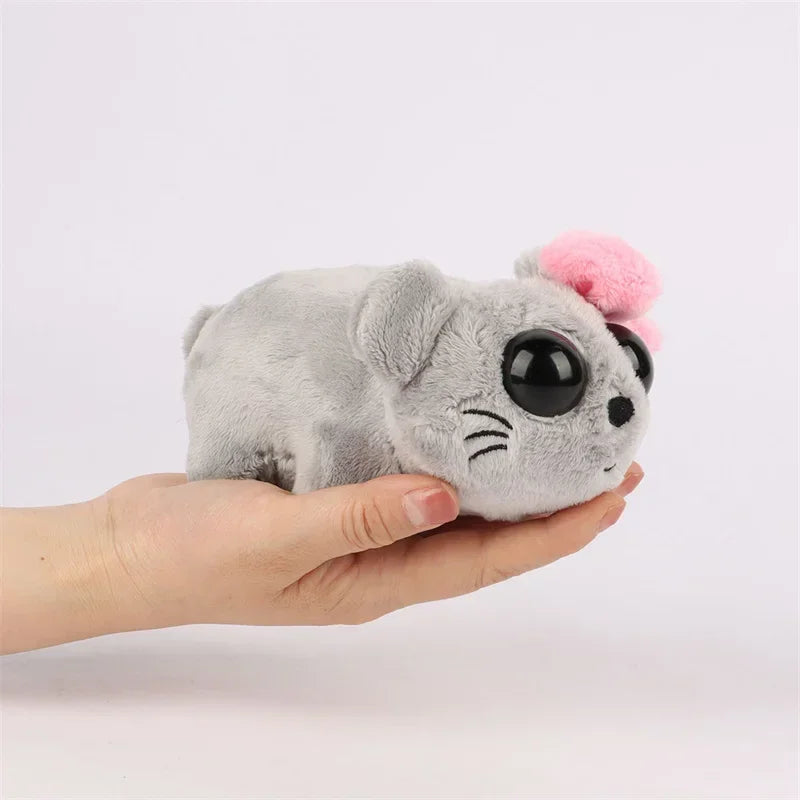 Hamster Plush Toy Comfortable Hamster Design Soft Cuddly Toy Cute Animal Plush Sad Hamster for Kids Girl Boy Children