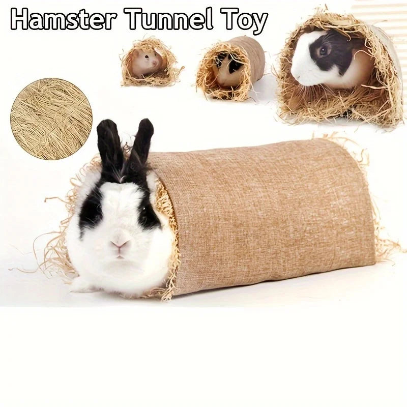 Hideaway Grass Rabbit and Guinea Pig Tunnel Hay & Forage