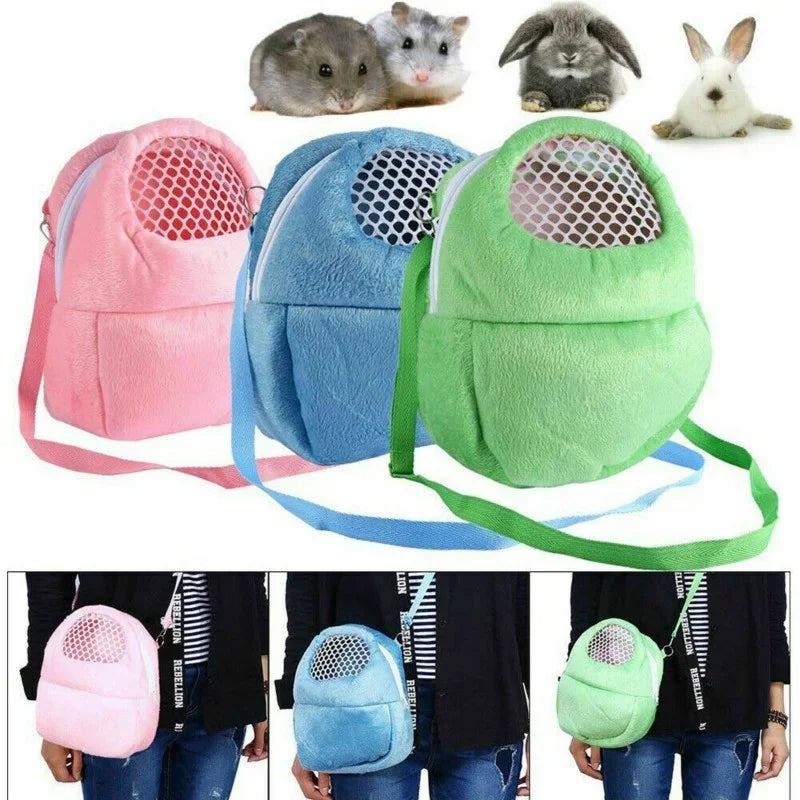 New Outdoor Rabbit Cage Hamster Cage Totoro Backpack Travel Warm Bag Guinea Pig Tote Bag Breathable Pet Cage Pet Supplies