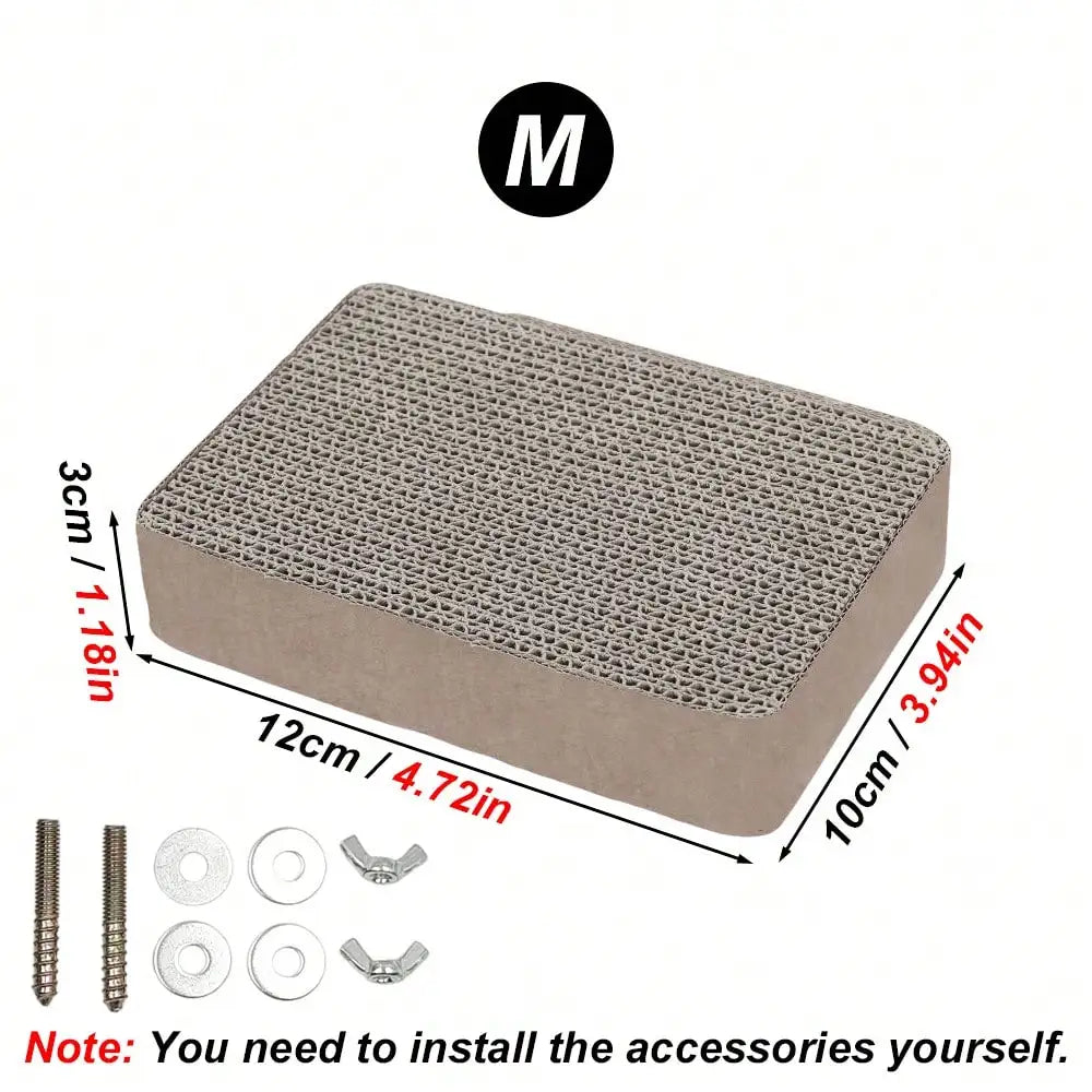 Corrugated Cardboard Bird Scratching Board Parrot Nibbling Toy Rabbit Chew Block Budgie Cockatiel Molar Small Animals Cage Decor