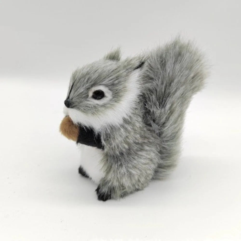 Creative Big Tail Squirrel PP Cotton Soft Squirrel Cartoon White Belly Squirrel Stuffed Plushie Gifts