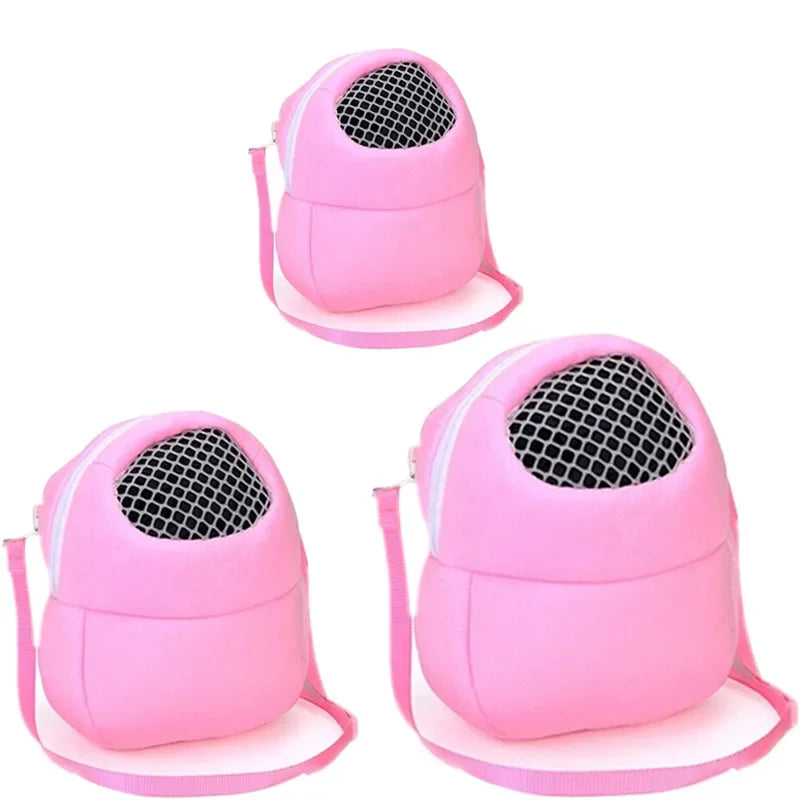 New Outdoor Rabbit Cage Hamster Cage Totoro Backpack Travel Warm Bag Guinea Pig Tote Bag Breathable Pet Cage Pet Supplies