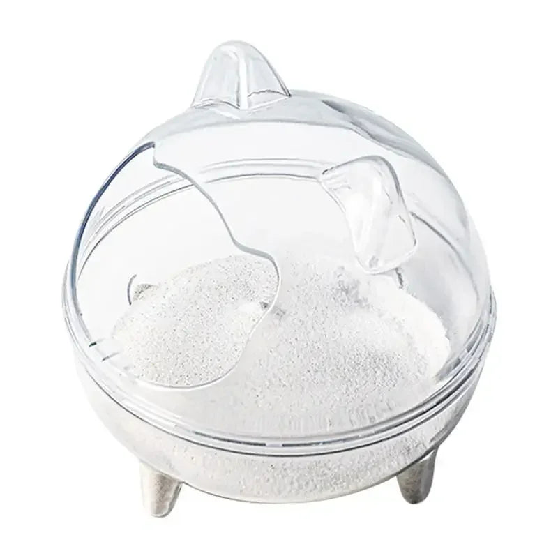 Clear Hamster Toilet and Chinchilla Bath House