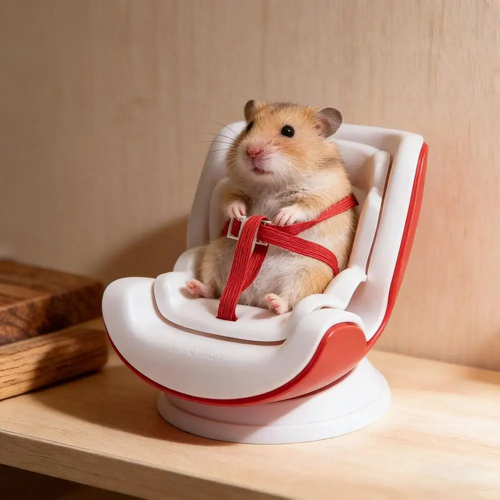 Hamster safety seat Doll Display Stand for Vehicle or Desktop Decoration, Collectible Toy Accessories,Doll Car Seat,Pet Supplies