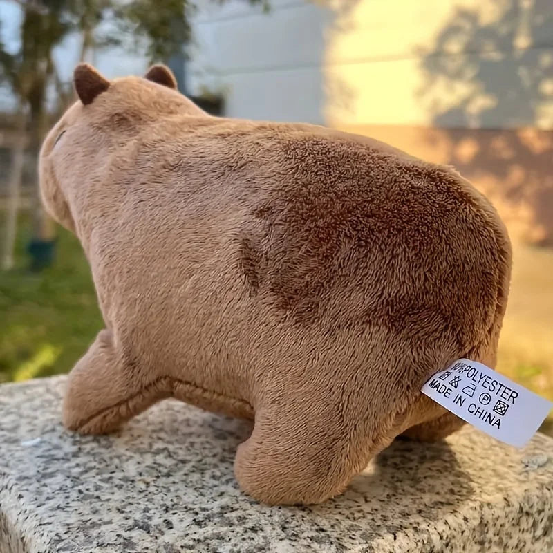 Simulation Stuffed Animals Capybara Rodent Plush Toy, Cute Lifelike Capybara Plush Dolls, Soft Animal rose toy easter room decor