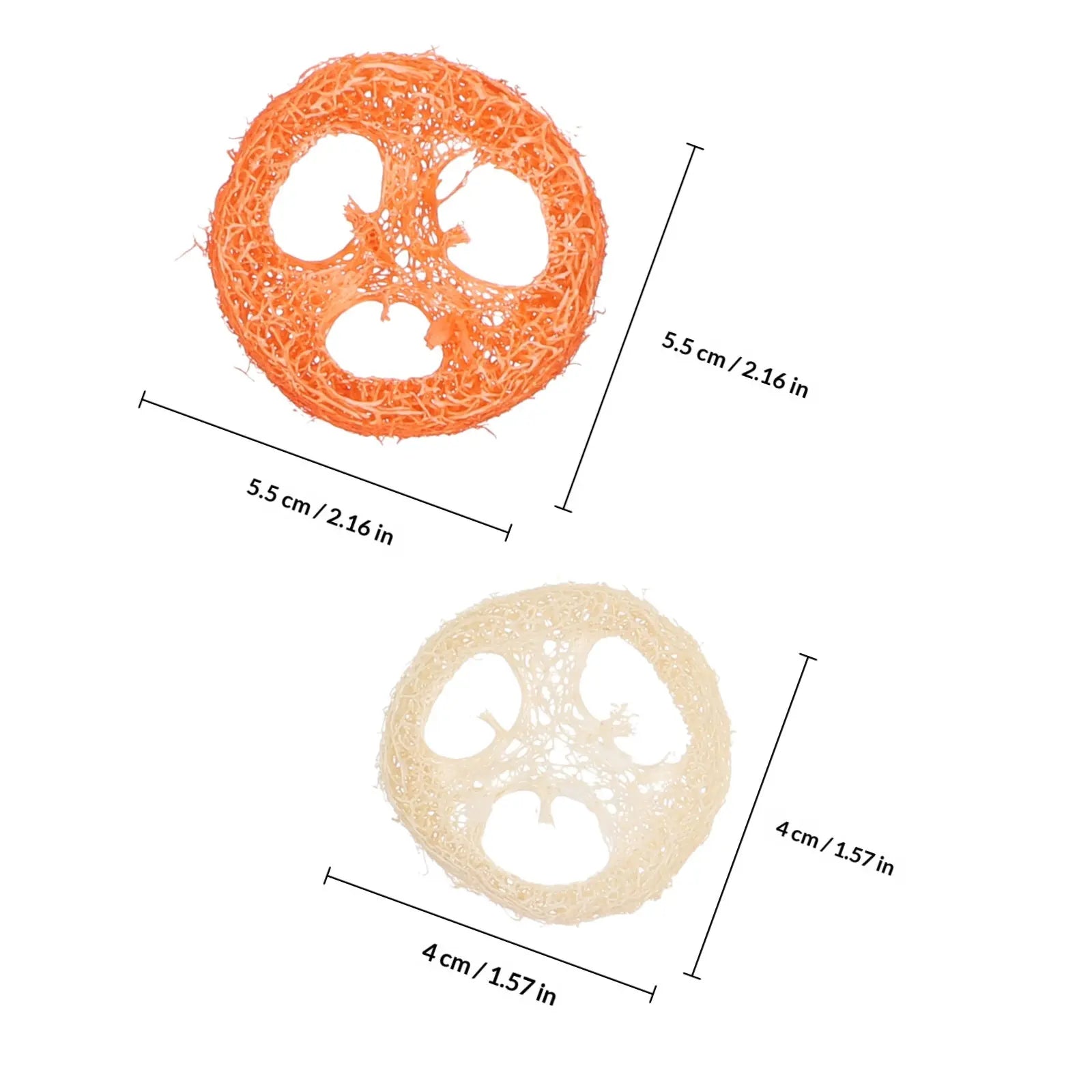12Pcs Loofah Chew Small Animal Supplies for Rabbits Hamsters Guinea Pigs Chinchillas Dental Care Teeth Grinding Chews