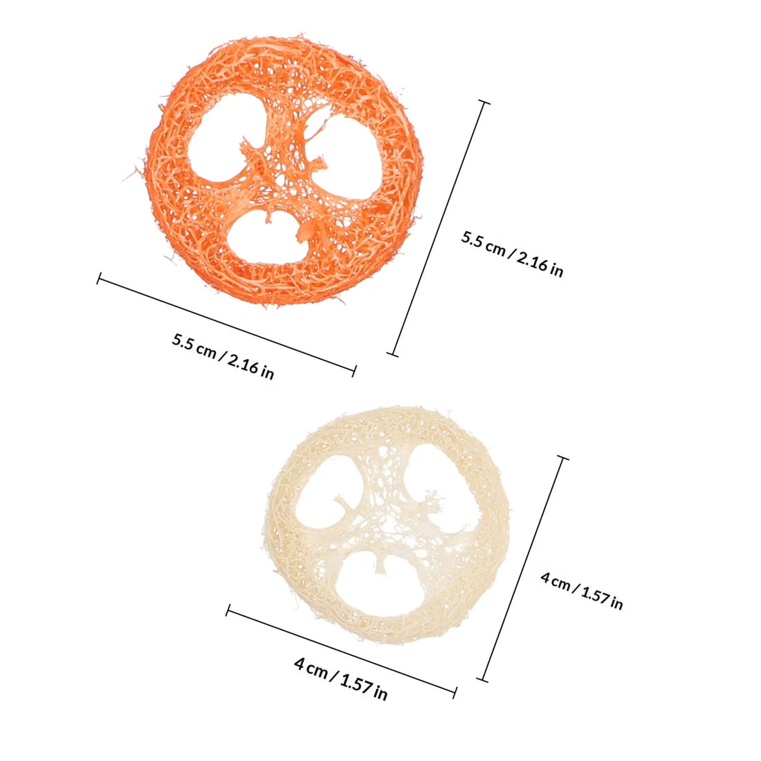 12Pcs Loofah Chew Small Animal Supplies for Rabbits Hamsters Guinea Pigs Chinchillas Dental Care Teeth Grinding Chews