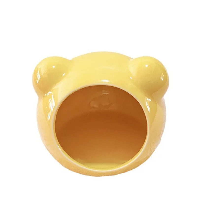 Ceramic Hamster Nest Summer Cooling Pet Ice House Ceramic Nest Dutch Pig
