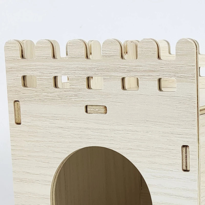 Creative Hamster Nest Wooden Fence Villa Pet Home Supplies Comfortable