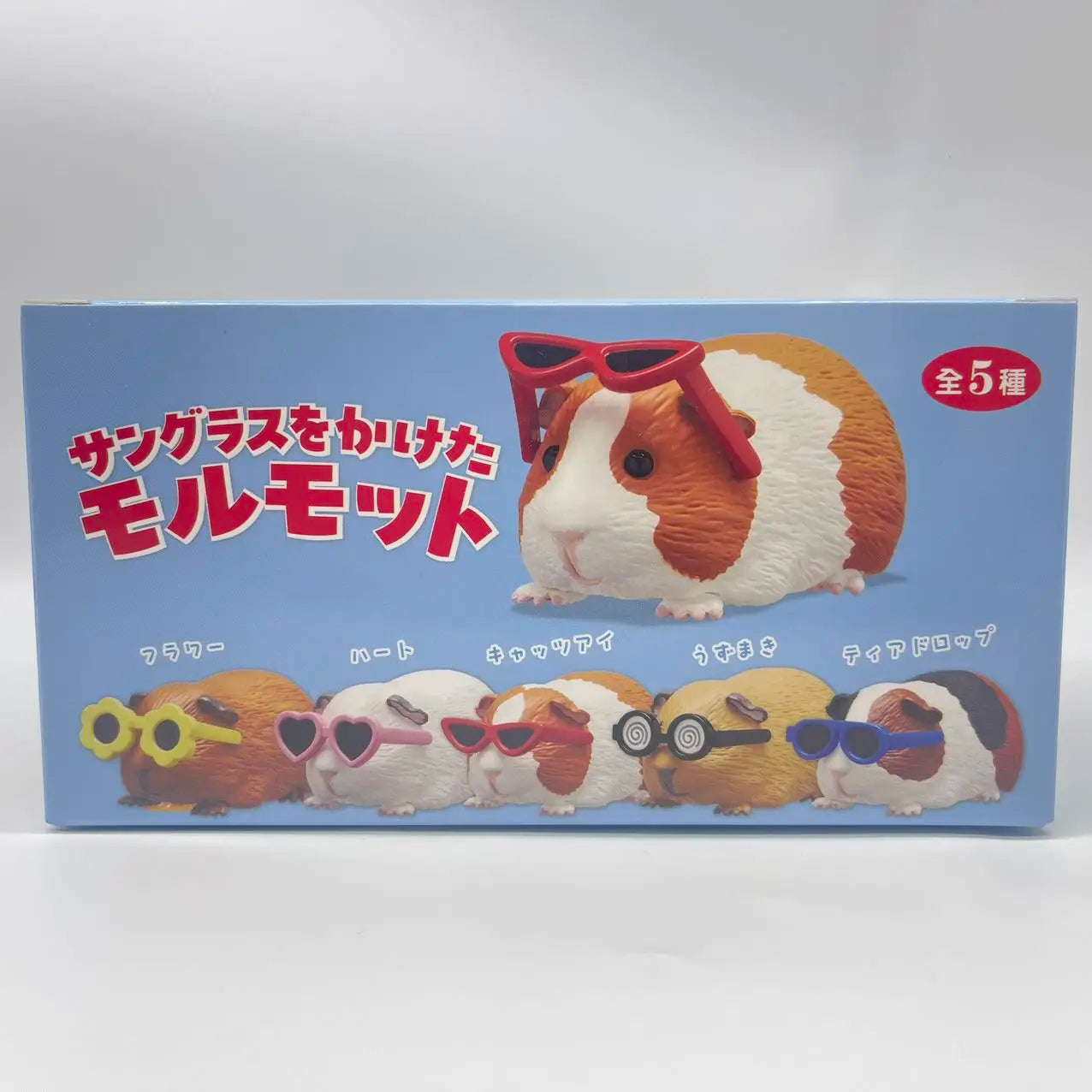 Guinea Pig With Sunglasses Blind Box Cute Mini Anime Action Figure Model Toys Kawai Desktop Decoration Collection Festival Gift