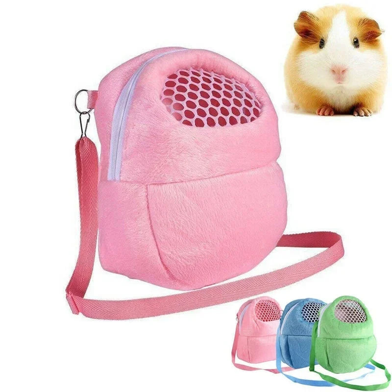 New Outdoor Rabbit Cage Hamster Cage Totoro Backpack Travel Warm Bag Guinea Pig Tote Bag Breathable Pet Cage Pet Supplies