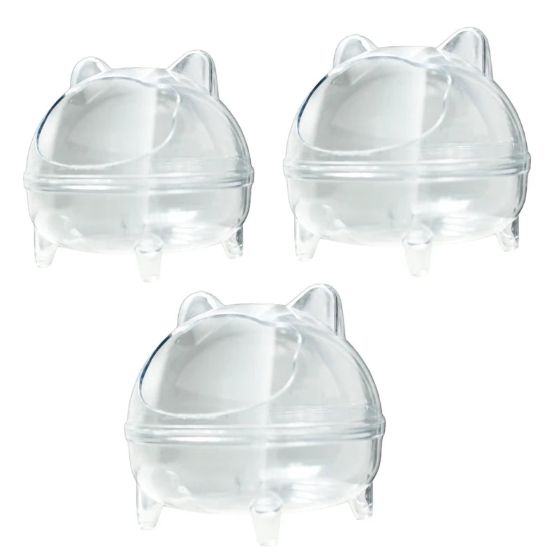 Clear View Durably Pet Hamster Sand Bath Essential for Comprehensive Pet for Burrowly bedding & substrates and small pet care.