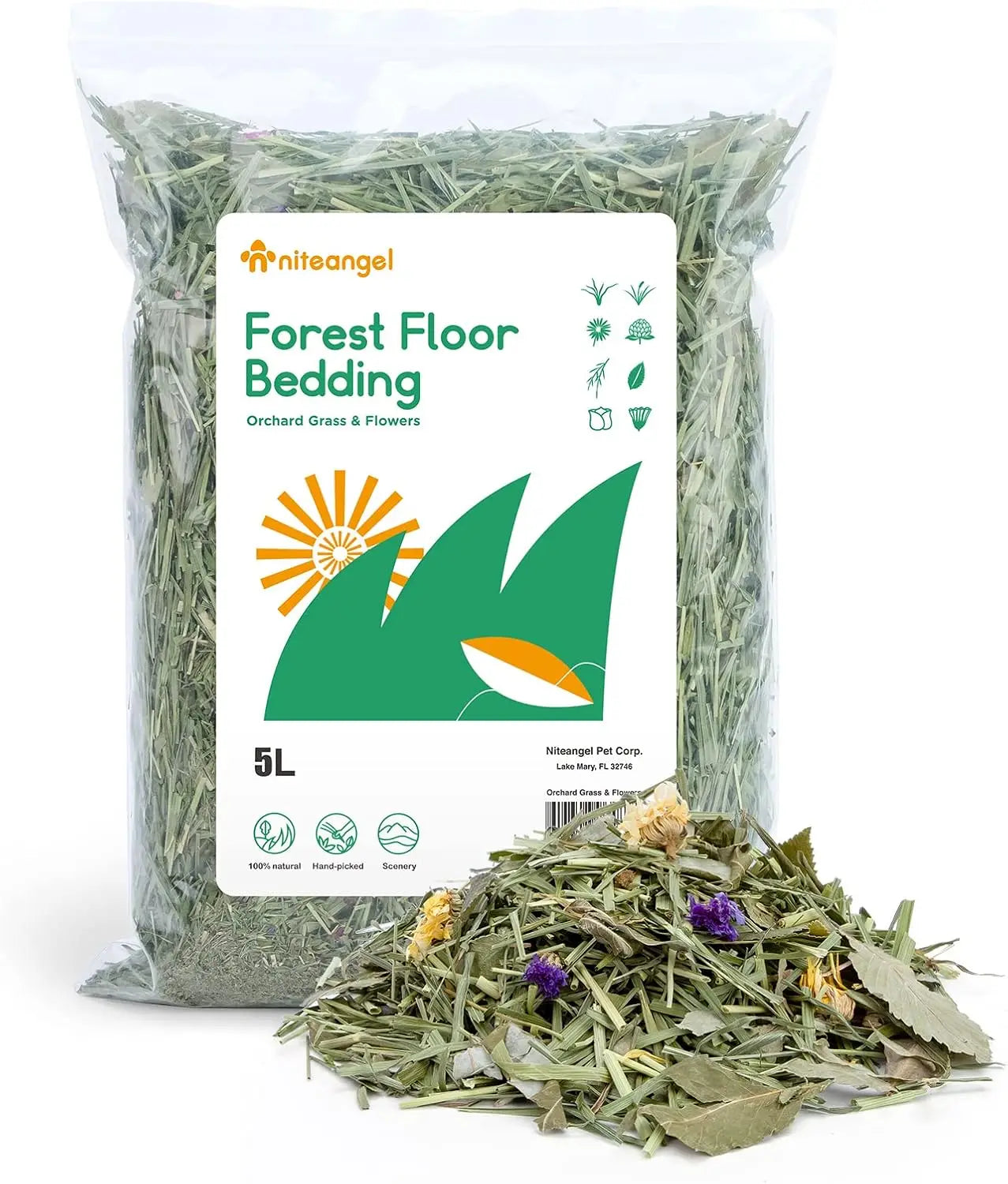 Natural & Soft Hamster Bedding Mate Small Animal Habitat Decor for Syrian Dwarf Hamsters Gerbils Mice Degus Bunny or Other Small-Sized Pet