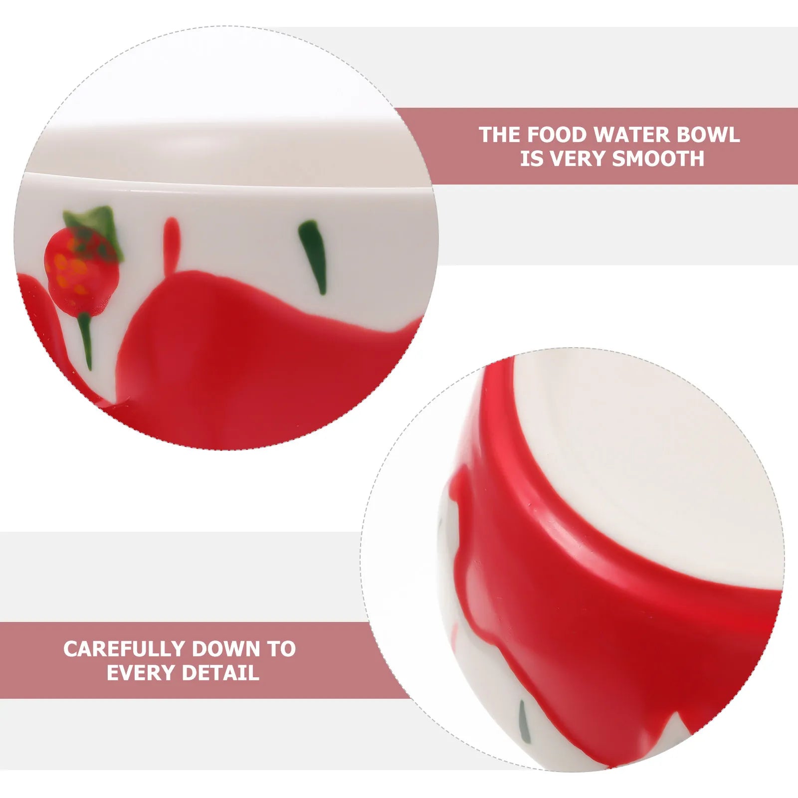 1pcs Safe Ceramic Small Animal Water Food Bowl for Hamster Guinea Pig