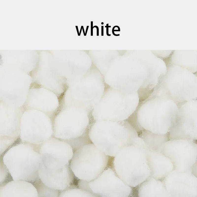 100pcs Colorful Winter Warm Cotton Ball Cage House Bed Supply For Hamster Rat Mouse Small Animals Hedgehog Guinea Pig Supplies
