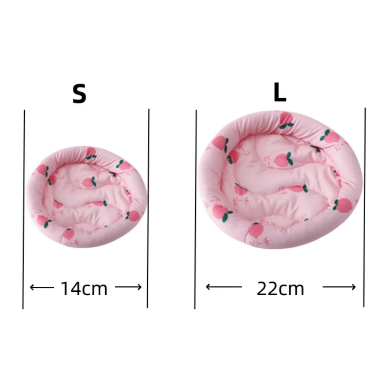 Soft small animal bed cushion for hamster, guinea pig, and rabbit comfort from Burrowly.