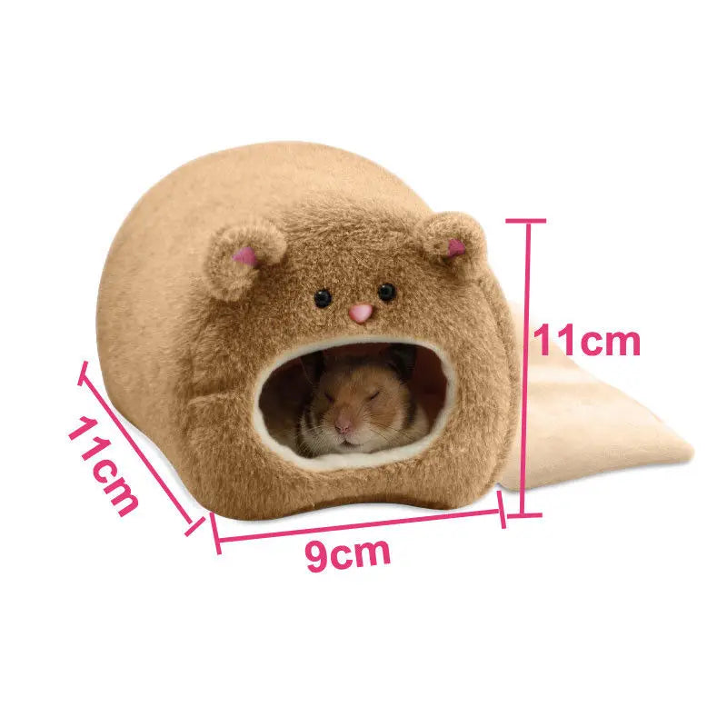 Soft hammock bed for hamsters and rats from Burrowly.