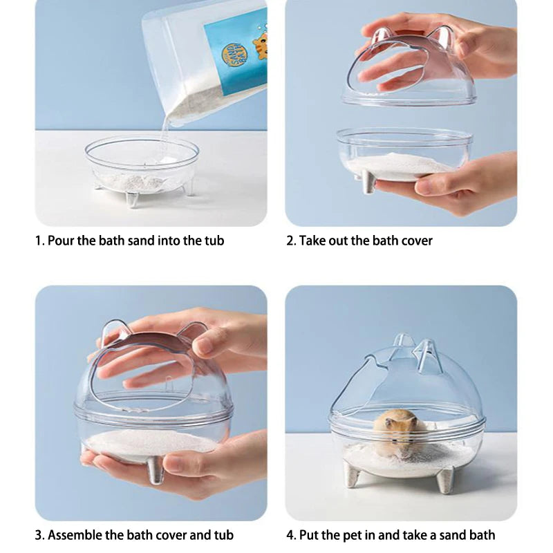 Large Hamster Sand Bath Cage